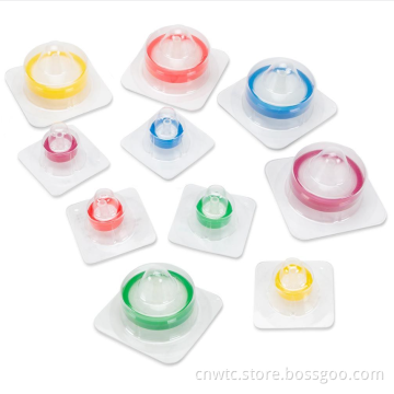Lab Filters: 25mm Diameter Nylon Syringe Filters in 0.22um and 0.45um pore sizes